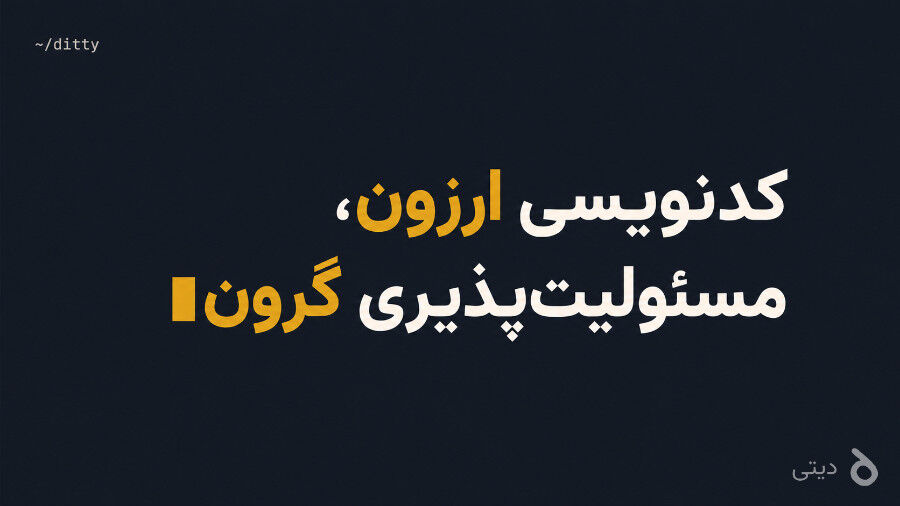 کدنویسی ارزون، مسئولیت‌پذیری گرون